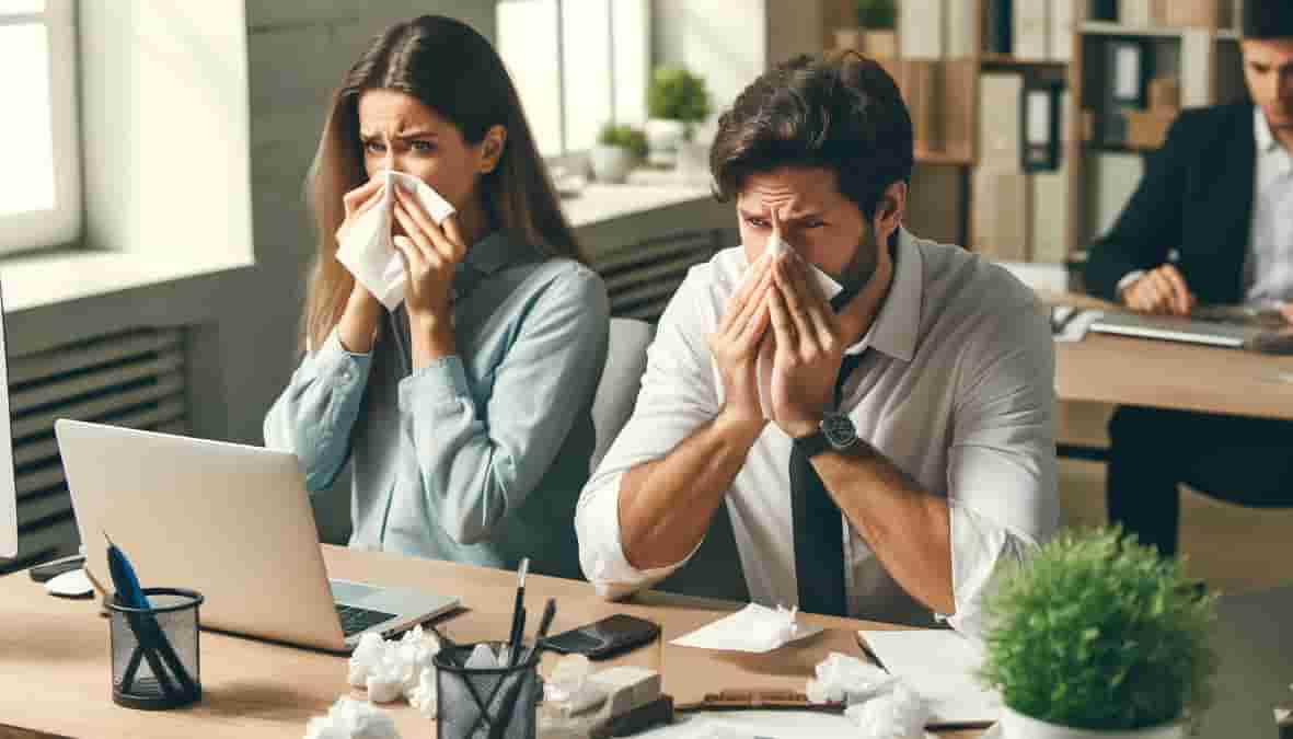 Hay fever in the workplace