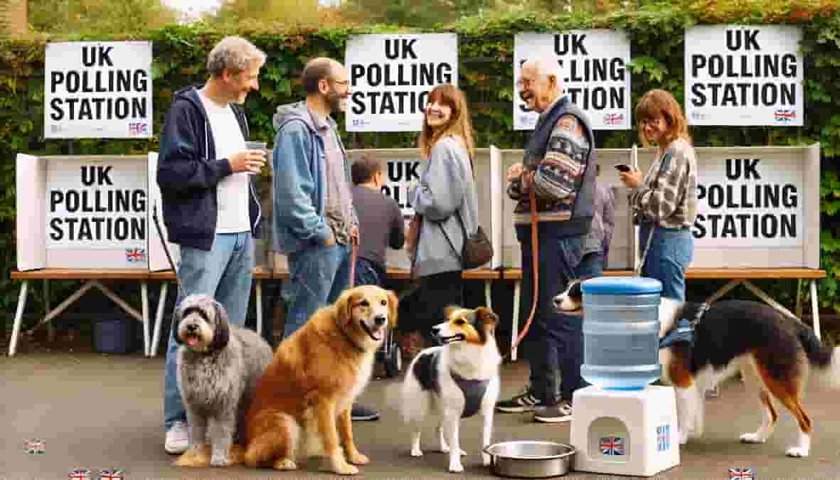Paws at the Polls Celebrating Dogs at UK Polling Stations