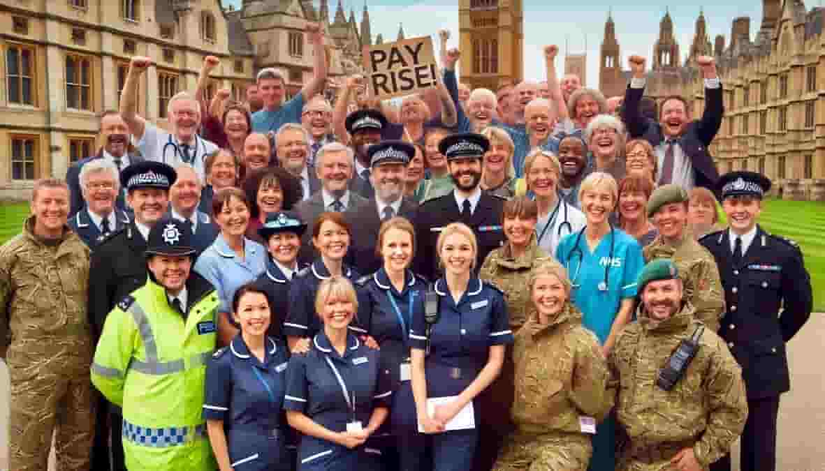 Public Sector Pay Rise for Millions NHS Staff, Police, Armed Forces, Teachers