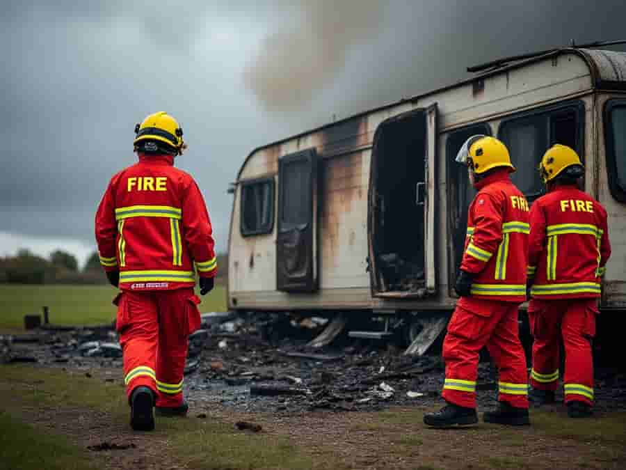 Tragic Loss of Worker - Inquest Concludes Accidental Death in Caravan Fire